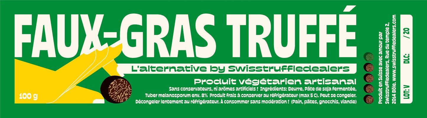 1 / FAUX-GRAS TRUFFÉ (8% melanosporum) by Swisstruffledealers